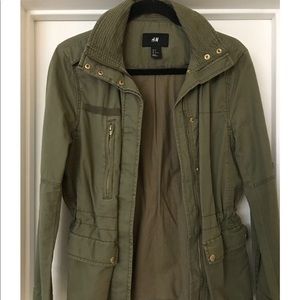 H&M Olive Cargo Jacket